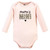 Hudson Baby Cotton Long-Sleeve Bodysuits, Leopard Hearts