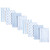 Hudson Baby Cotton Poly Flannel Burp Cloths Multipack, Boy Modern 8-Pack