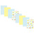 Hudson Baby Cotton Poly Flannel Burp Cloths Multipack, Citrus Mint 8-Pack