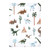 Hudson Baby Cotton Flannel Burp Cloths Bundle, Retro Dinosaur