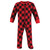 Hudson Baby Thermal Zipper Sleep and Play 2pk, Buffalo Plaid Leopard