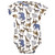 Touched By Nature Organic Cotton Bodysuits, Classic Safari