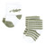 Hudson Baby Cotton Rich Newborn and Terry Socks, Little Lizard