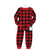 Hudson Baby Thermal Long Underwear 2pc Set, Buffalo Plaid