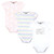 Hudson Baby Cotton Bodysuits, Easter Bunny Pink