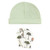 Hudson Baby Cotton Cap and Scratch Mitten Set, Going On Safari