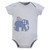 Touched By Nature Organic Cotton Bodysuits, Blue Peanut