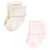 Hudson Baby Cotton Rich Newborn and Terry Socks, Mauve Neutral