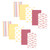 Hudson Baby Cotton Flannel Burp Cloths, Sunshine And Rainbows 10 Pack
