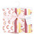 Hudson Baby Cotton Flannel Burp Cloths, Sunshine And Rainbows 10 Pack