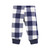 Hudson Baby Thermal Preemie Layette Set 4pc, Navy Plaid Short Sleeve
