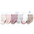Hudson Baby Cotton Rich Newborn and Terry Socks, Soft Pink Dot Stripe