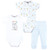 Hudson Baby Cotton Bodysuit and Pant Set, Hoppy Easter