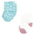 Hudson Baby Cotton Rich Newborn and Terry Socks, Girl Confetti Colors