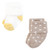 Hudson Baby Cotton Rich Newborn and Terry Socks, Girl Confetti Colors