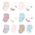 Hudson Baby Cotton Rich Newborn and Terry Socks, Girl Soft Asst Colors