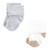 Hudson Baby Cotton Rich Newborn and Terry Socks, Girl Soft Asst Colors
