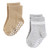 Hudson Baby Cotton Rich Newborn and Terry Socks, Athletic Stripe Neutral