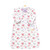 Hudson Baby Long Sleeve Plush Faux Fur Sleeping Bag, Wearable Blanket, Vintage Floral