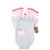 Touched By Nature Organic Cotton Bodysuits, Pink Peanut