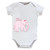 Touched By Nature Organic Cotton Bodysuits, Pink Peanut