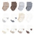 Hudson Baby Cotton Rich Newborn and Terry Socks, Neutral Heel Toe