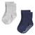 Hudson Baby Cotton Rich Newborn and Terry Socks, Blue Gray Basic