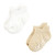 Touched By Nature Organic Cotton Socks with Non-Skid Gripper for Fall Resistance, Beige Neutral