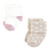 Touched By Nature Organic Cotton Socks, Soft Pink Dot Stripe