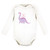 Touched By Nature Organic Cotton Long-Sleeve Bodysuits, Retro Dino