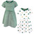 Hudson Baby Cotton Dresses, Clover Rainbow