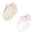 Hudson Baby Non-Skid No-Show Socks, Soft Pink Dot Stripe