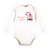 Touched By Nature Organic Cotton Long-Sleeve Bodysuits, Bubblegum Floral