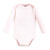 Touched By Nature Organic Cotton Long-Sleeve Bodysuits, Bubblegum Floral