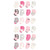 Hudson Baby Cotton Rich Newborn and Terry Socks, Pink Moose 1