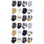 Hudson Baby Cotton Rich Newborn and Terry Socks, Blue Forest 1
