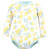Hudson Baby Rashguard Baby and Toddler Swimsuit, Mint Lemons 1