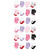 Luvable Friends Newborn and Baby Terry Socks, Coral Lilac Mary Janes 1
