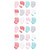 Luvable Friends Newborn and Baby Terry Socks, Coral Dots 1