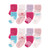 Luvable Friends Newborn and Baby Terry Socks, Pink Daddy 1