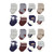 Hudson Baby Cotton Rich Newborn and Terry Socks, Football 1