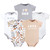 Hudson Baby Cotton Bodysuits 5-Pack, Boy Abstract