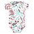 Hudson Baby Cotton Bodysuits 5-Pack, Girl Abstract