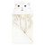 Hudson Baby Cotton Animal Face Hooded Towel, Pink Bow Kitty