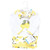 Hudson Baby Gown, Swaddle Blanket and Cap or Headband, Lemons