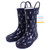 Hudson Baby Rain Boots, Navy Anchors