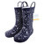 Hudson Baby Rain Boots, Navy Stars And Moon
