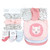 Hudson Baby Caps or Headbands, Bibs, Mittens and Socks 12pc Set, Pink Safari