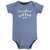 Hudson Baby Cotton Bodysuits 3-Pack, Little Dude