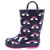 Hudson Baby Rain Boots, Navy Rainbow